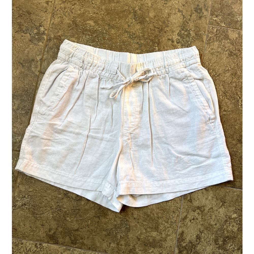 Old Navy Linen White Pull On Shorts, Women's size S